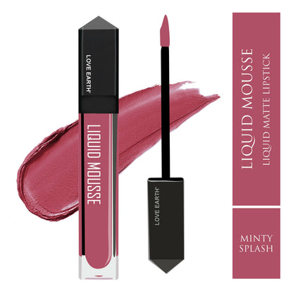 Love Earth Liquid Lipstick - Minty Splash - Distacart