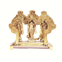 Thumbnail for KridayKraft Shri Ram Darbar Metal Statue - Distacart