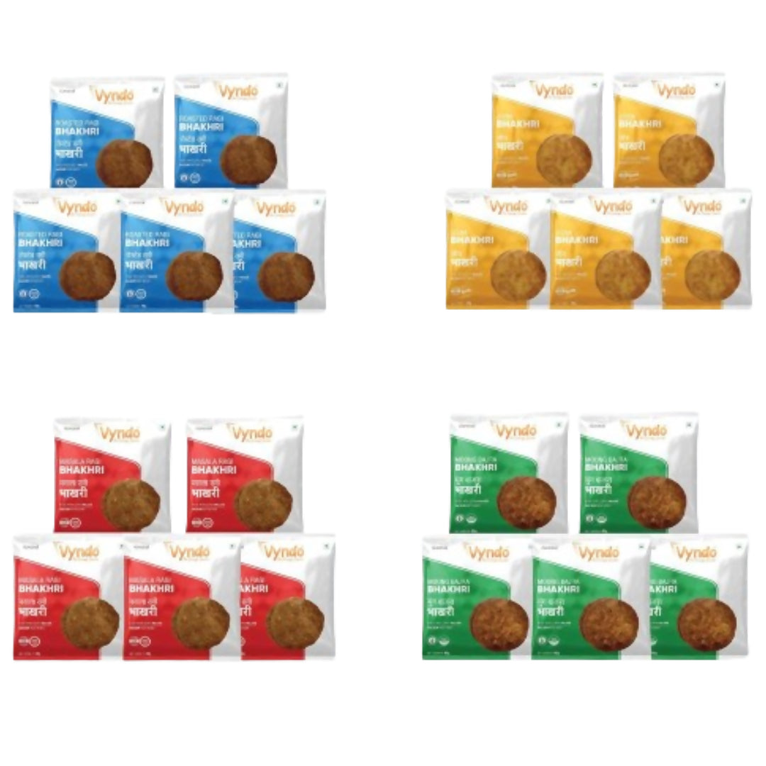 Vyndo Bhakhri Mini Snack Pack Combo - Distacart