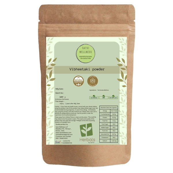 Satvi Wellness Vibhitaki Powder - Distacart