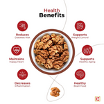 Thumbnail for Go Crackers Kashmiri Brown Halves Dried Walnuts Kernels Without Shell