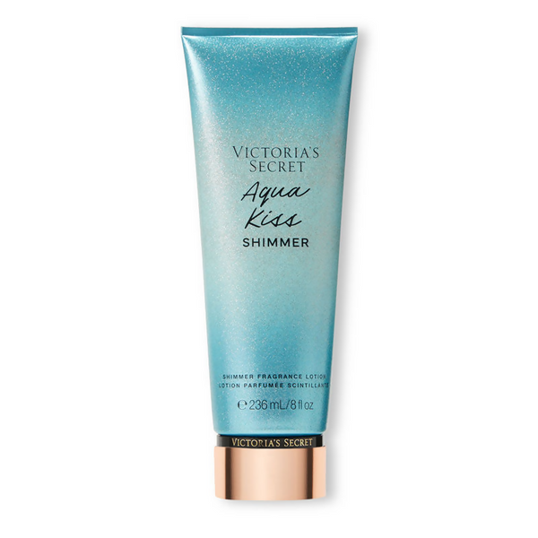Victoria's Secret Aqua Kiss Shimmer Body Lotion - Distacart
