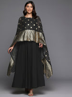 Thumbnail for Ahalyaa Women's Traditional wear Ethnic Dress - Black - Distacart