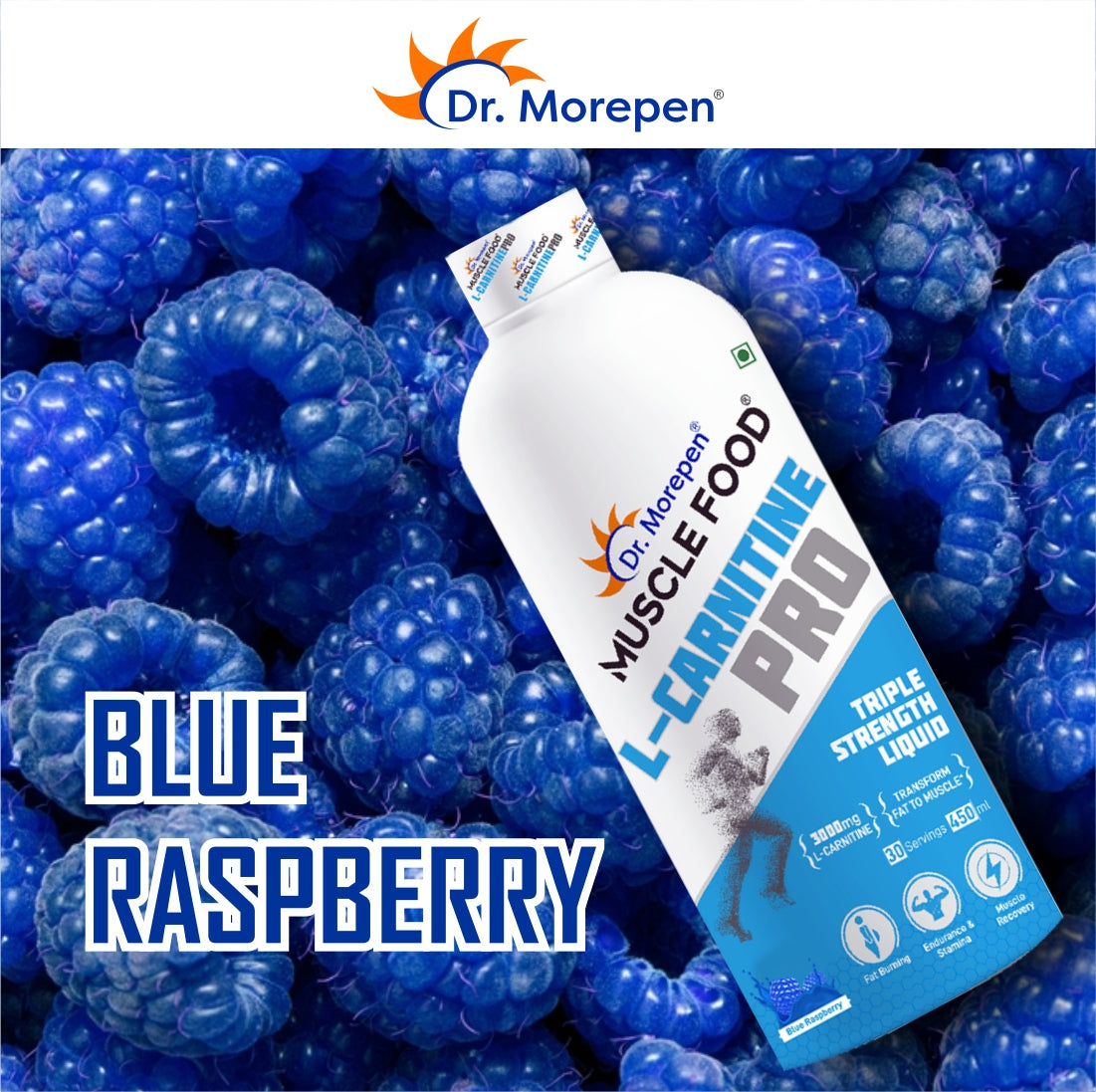 Dr Morpen L-Carnitine Pro Blue Raspberry