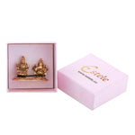 Thumbnail for Estele Gold-Polished Goddess Laxmi & Lord Ganapati Idol for Pooja & Car Decor