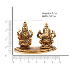 Thumbnail for Estele Gold-Polished Goddess Laxmi & Lord Ganapati Idol for Pooja & Car Decor