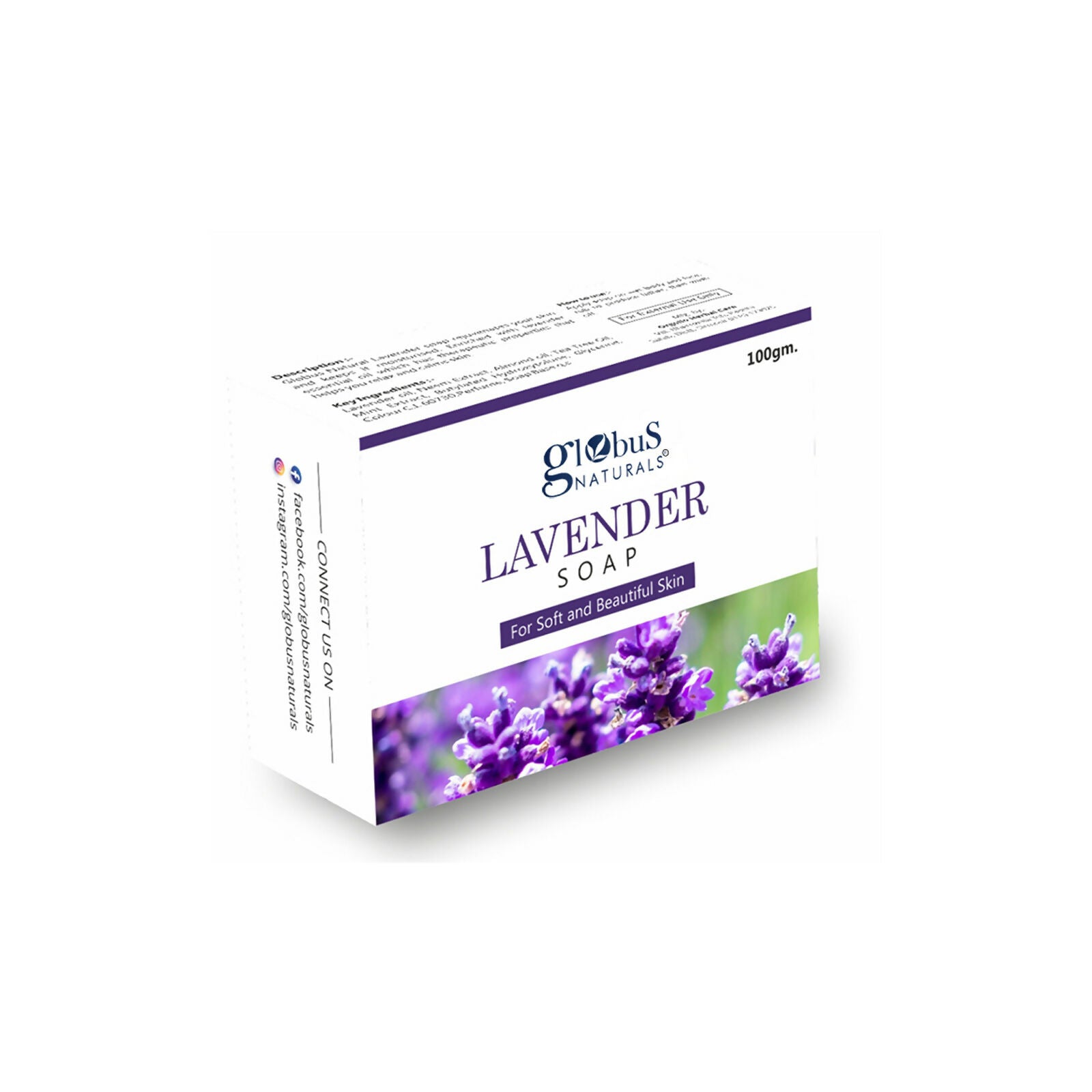 Globus Naturals Lavender Soap - Distacart