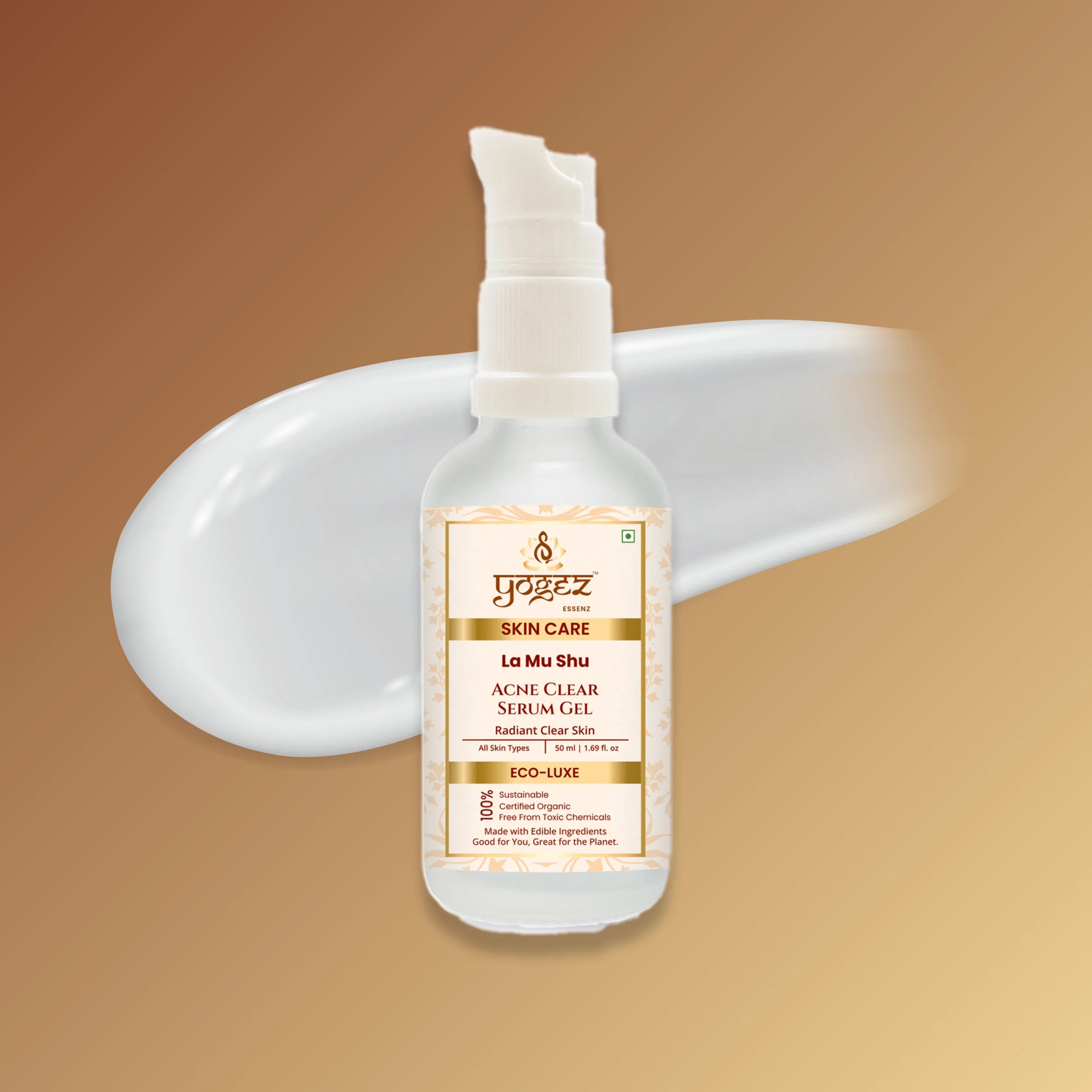 Yogez La Mu Shu Acne Clear Serum Gel - Distacart