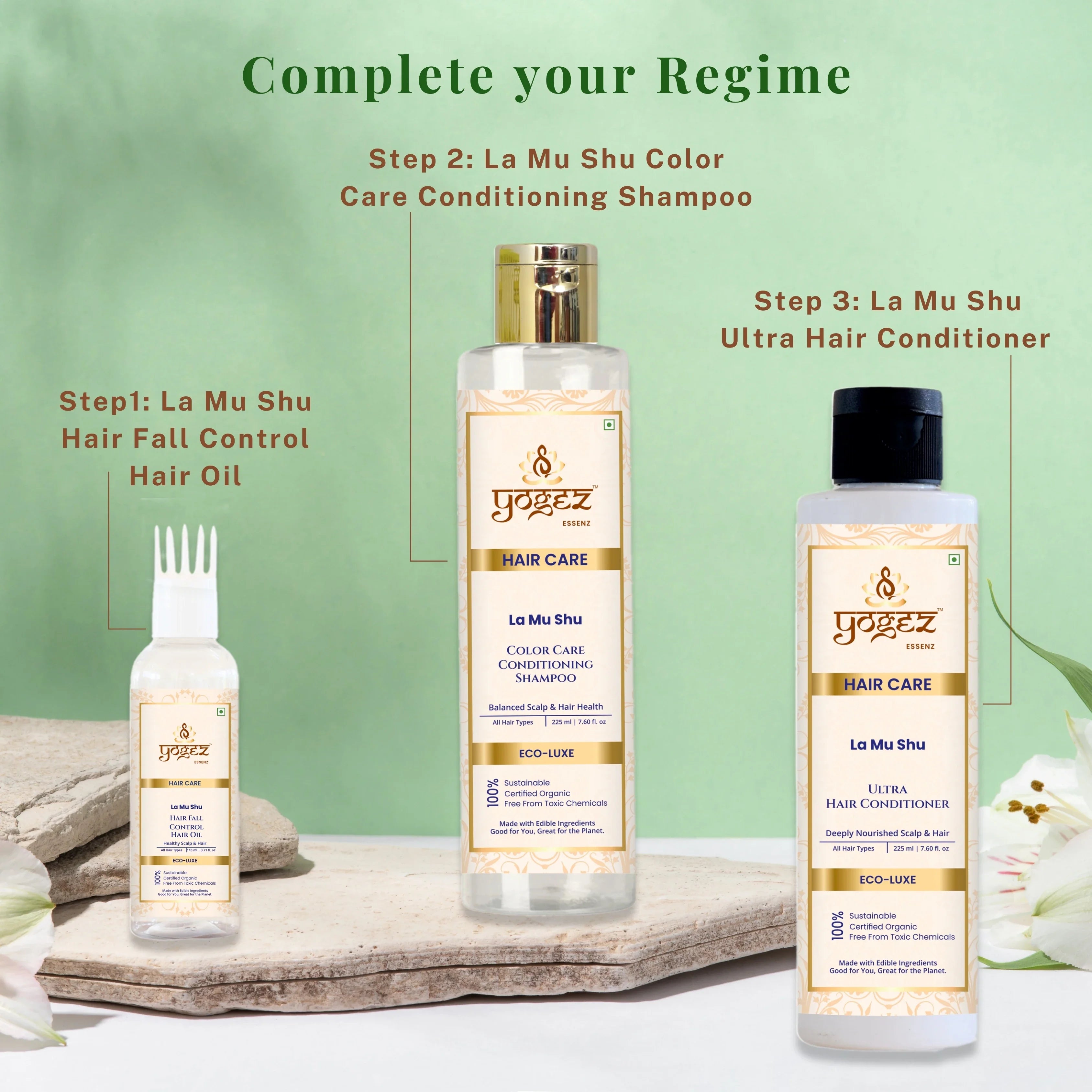 Yogez La Mu Shu Color Care Conditioning Shampoo - Distacart