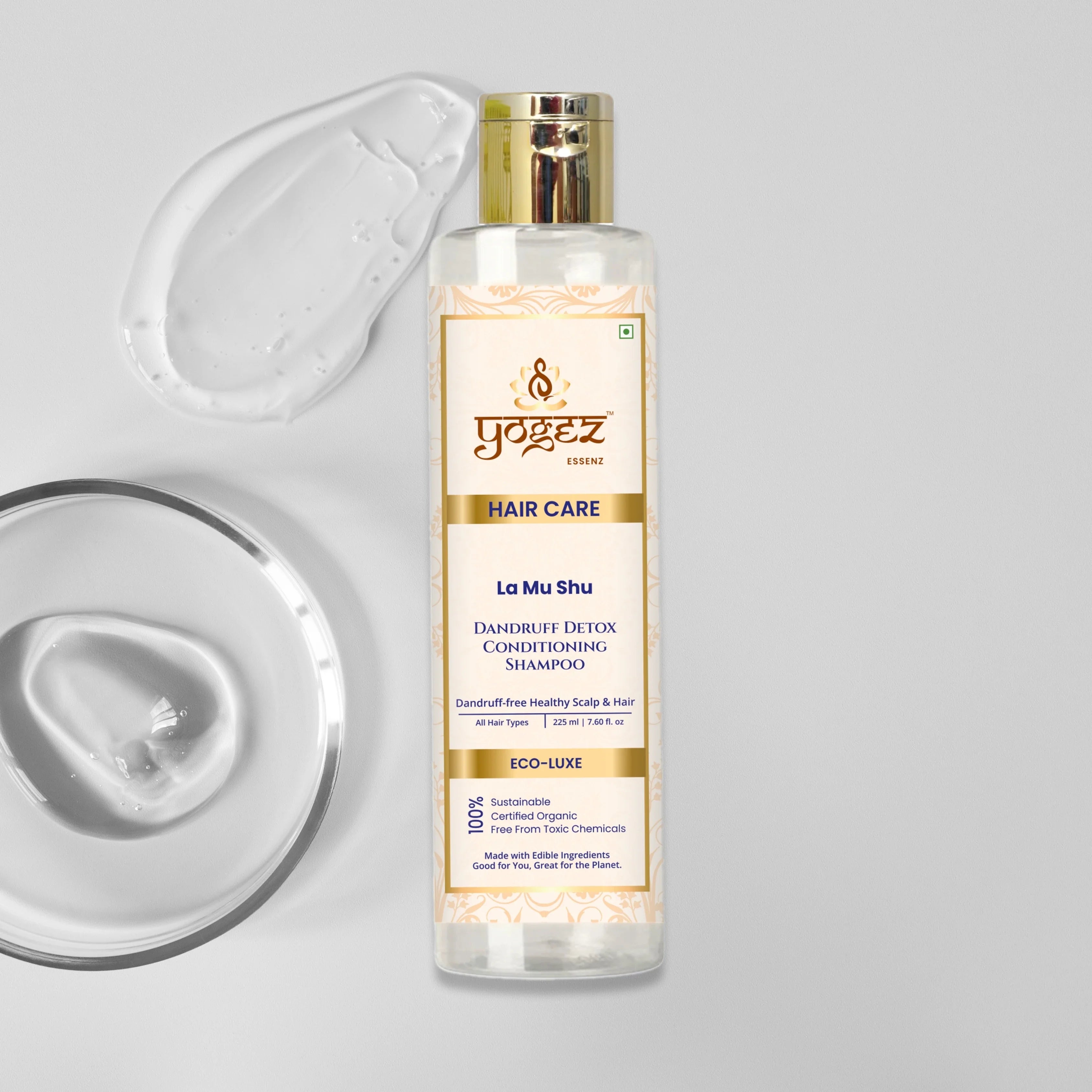 Yogez La Mu Shu Dandruff Detox Conditioning Shampoo - Distacart