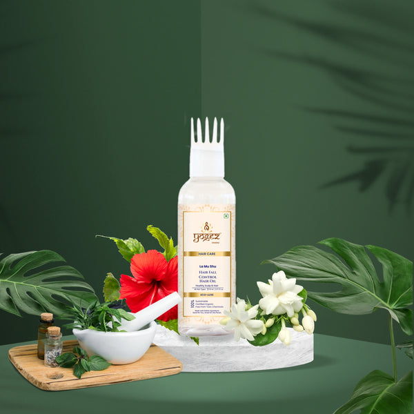 Yogez La Mu Shu Hair Fall Control Hair Oil - Distacart