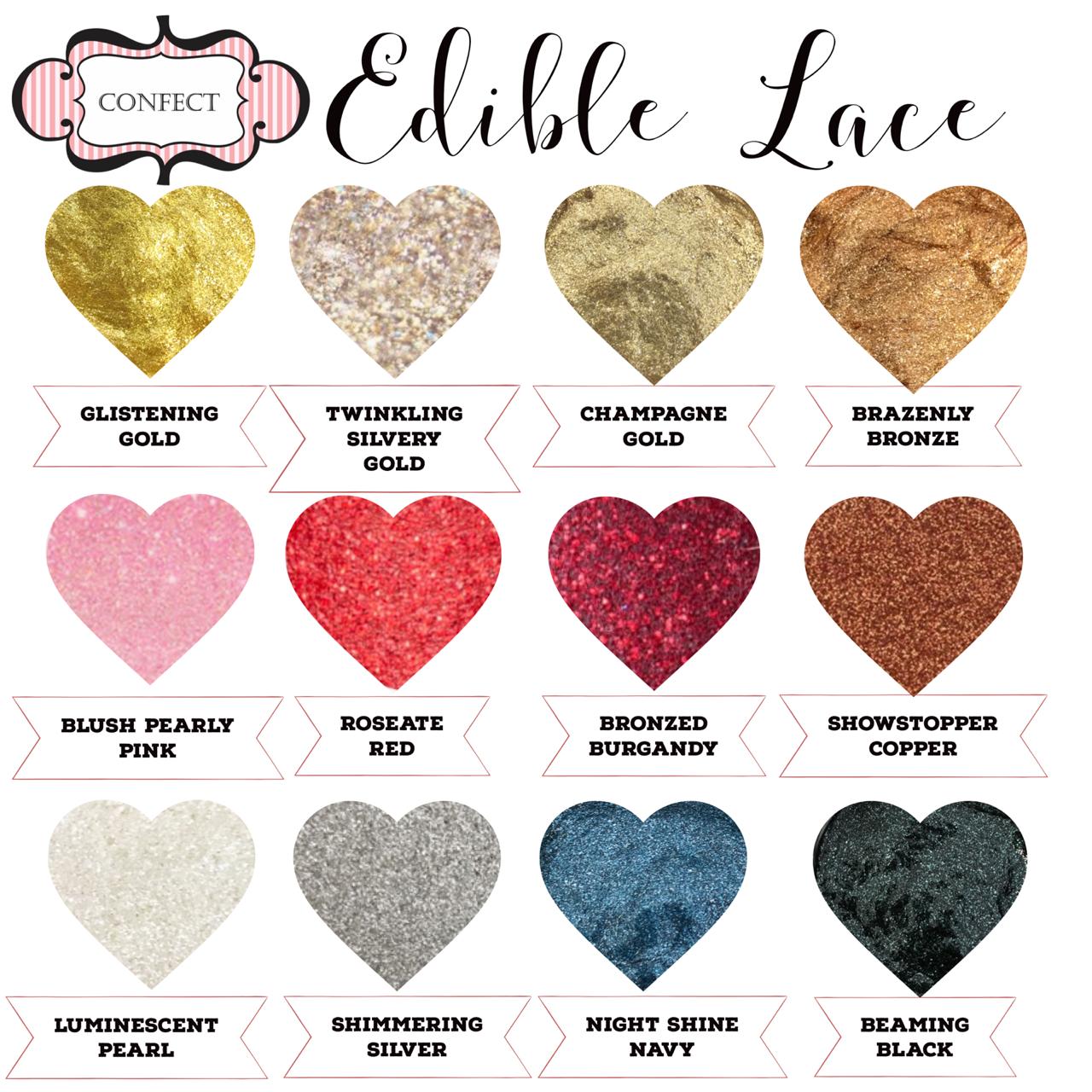 night shine navy edible lace 100g