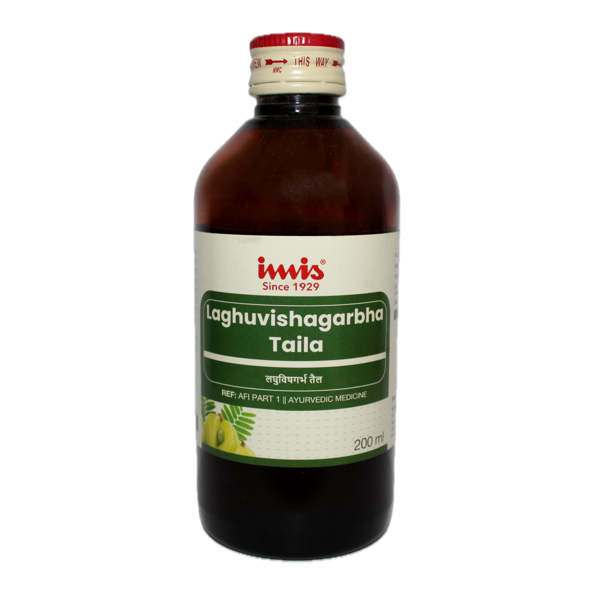 IMIS Ayurveda Laghuvishagarbha taila - Distacart