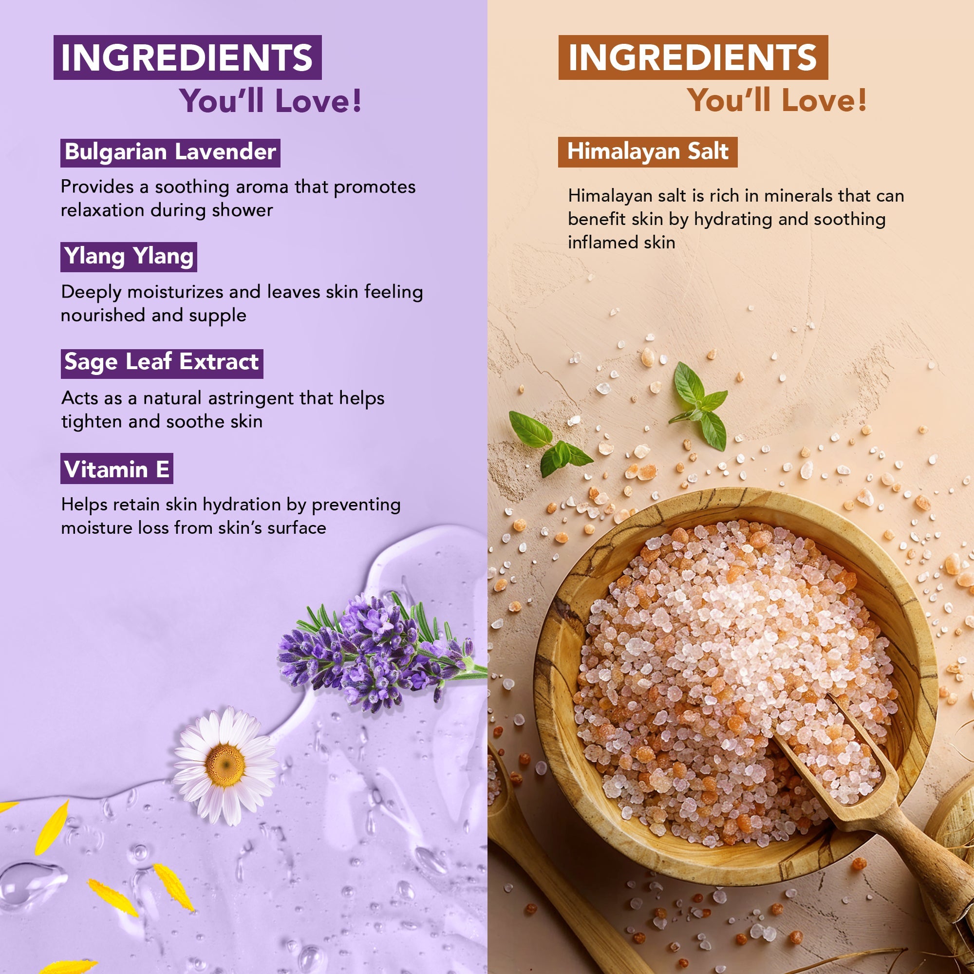 Botanic Hearth Bulgarian Lavender Bodywash & Himalayan Scrub - Distacart