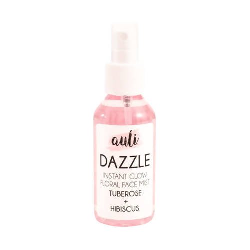 Auli Dazzle Instant Glow Floral Face Toner and Mist - Distacart