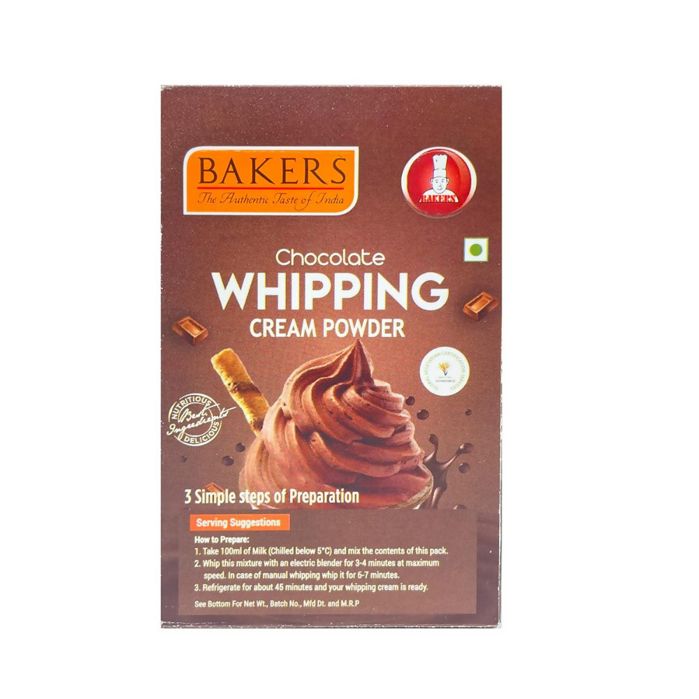 BAKERS Chocolate Whipping Cream Powder Mix - Dista