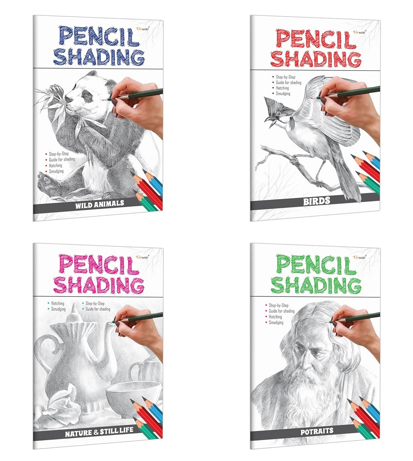 Pencil Shading Birds & Animals. - Dista