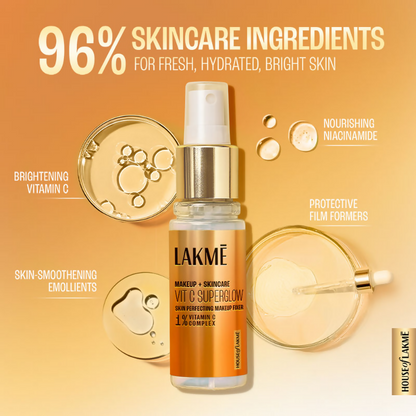 Lakme Vitamin C Superglow Skin Perfecting Makeup Fixer - Distacart