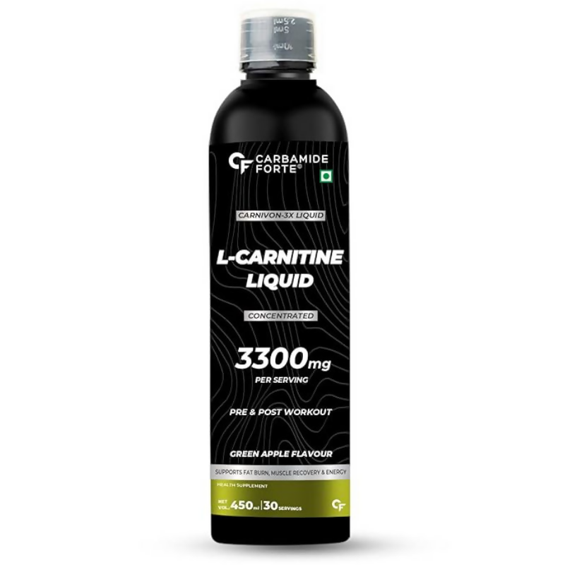 is l carnitine better as a pill or liquid Carbamide Forte L-Carnitine 3300mg Liquid - Green Apple