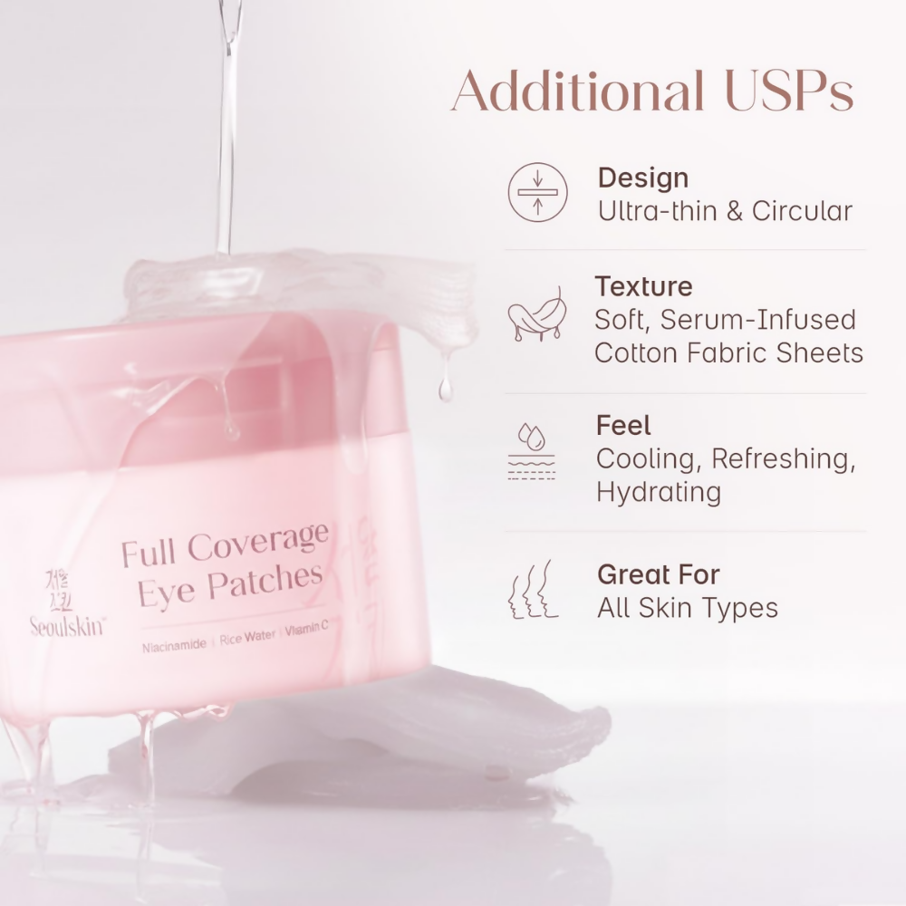 Seoulskin Full Coverage Eye Patches - Distacart
