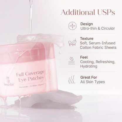 Seoulskin Full Coverage Eye Patches - Distacart