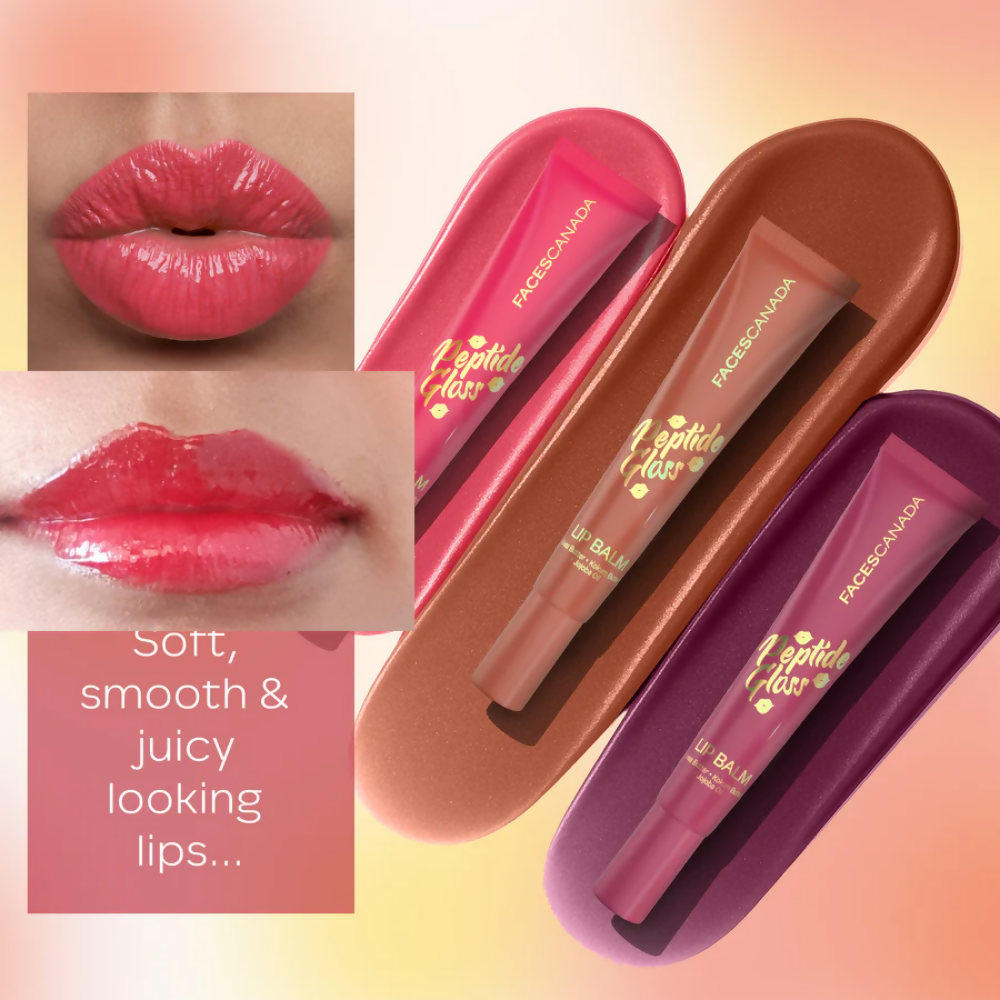 Faces Canada Peptide Gloss Lip Balm - Blush Bloom 02 - Distacart