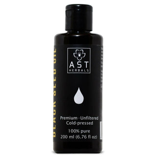 AST Herbals Pure Black Seed Oil (Kalonji Oil) – Unfiltered & Unrefined - Distacart