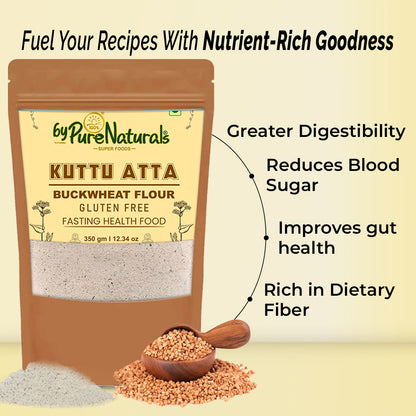byPureNaturals Kuttu Vrat Atta (Buckwheat Flour) - Dista
