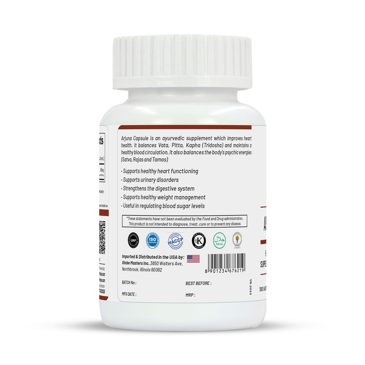 Life Aveda Arjuna Capsules - Distacart