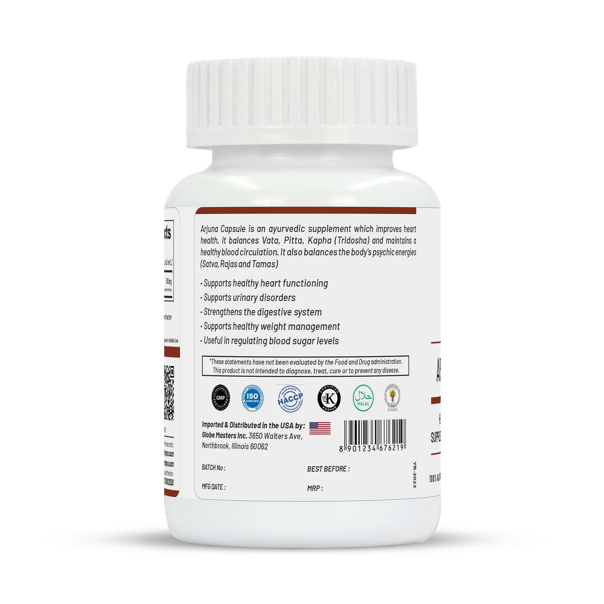 Life Aveda Arjuna Capsules - Distacart