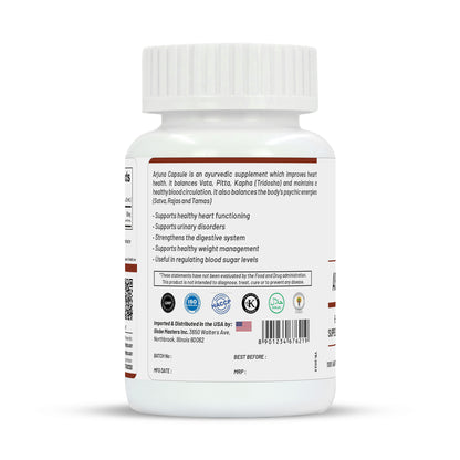 Life Aveda Arjuna Capsules - Distacart
