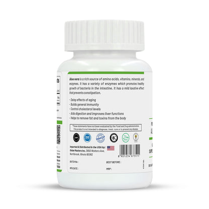 Life Aveda Premium Aloe Vera Capsules - Distacart
