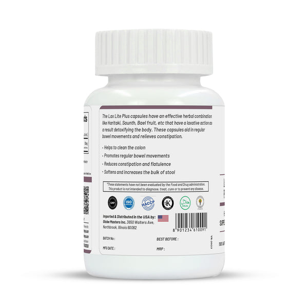 Life Aveda Lax Lite Plus Veg Capsules - Distacart