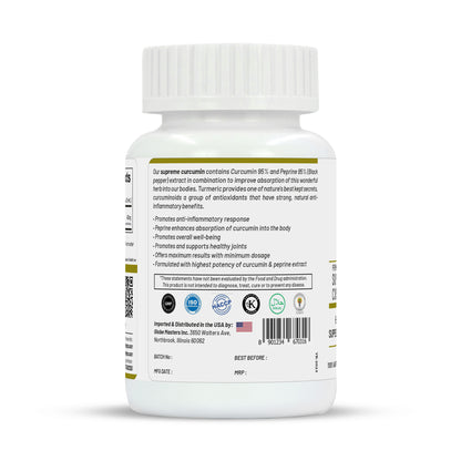 Life Aveda Premium Supreme Curcumin Capsules - Distacart