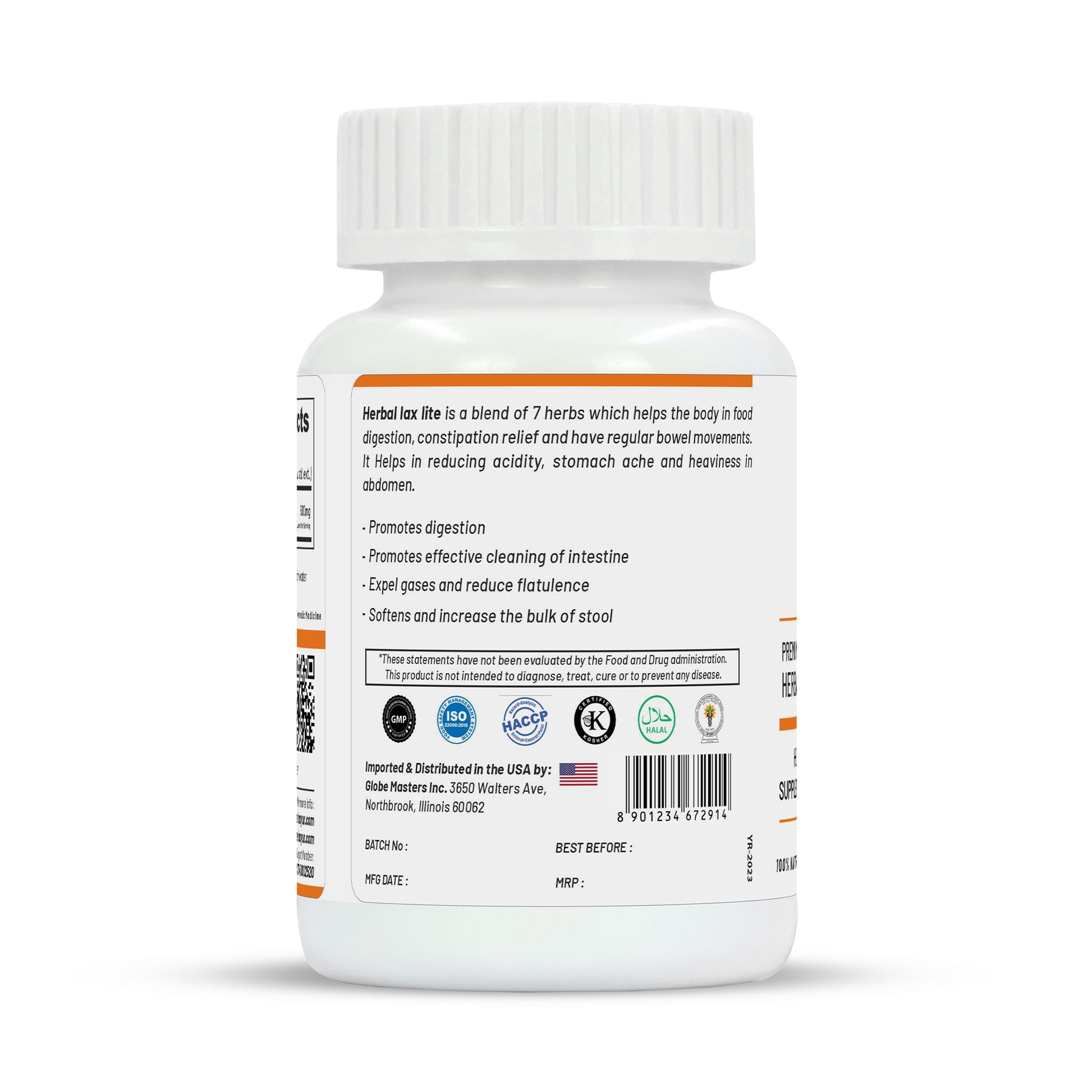 Life Aveda Herbal Lax Lite Capsules - Distacart