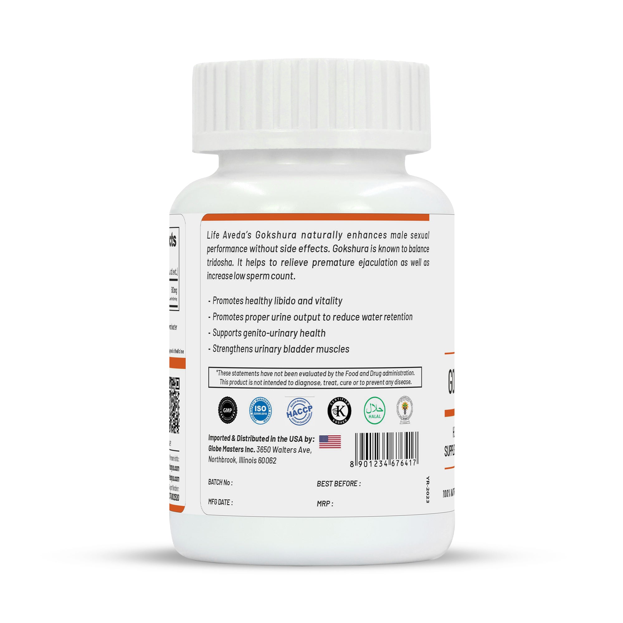 Life Aveda Gokshur Capsules - Distacart