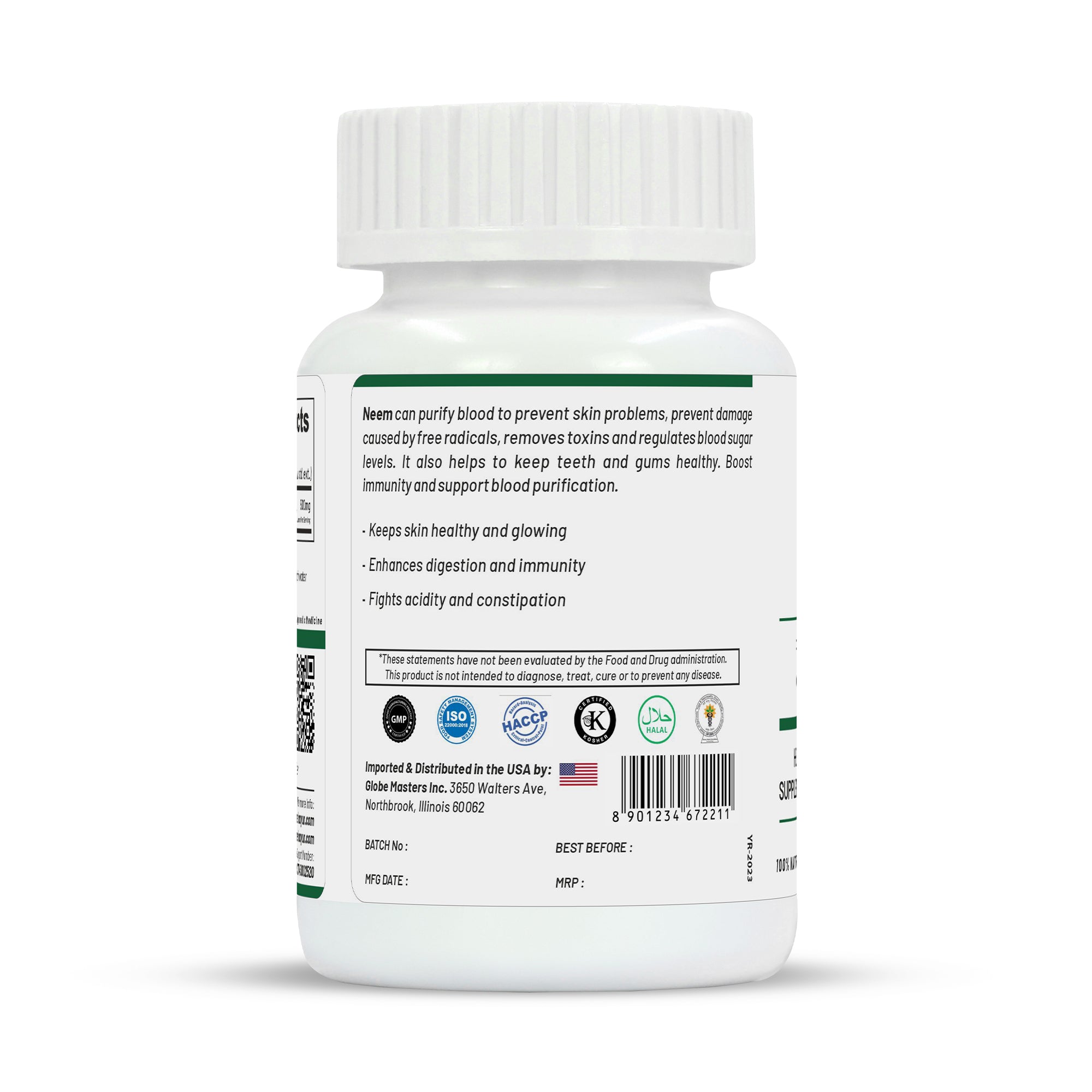 Life Aveda Premium Neem Capsules - Distacart