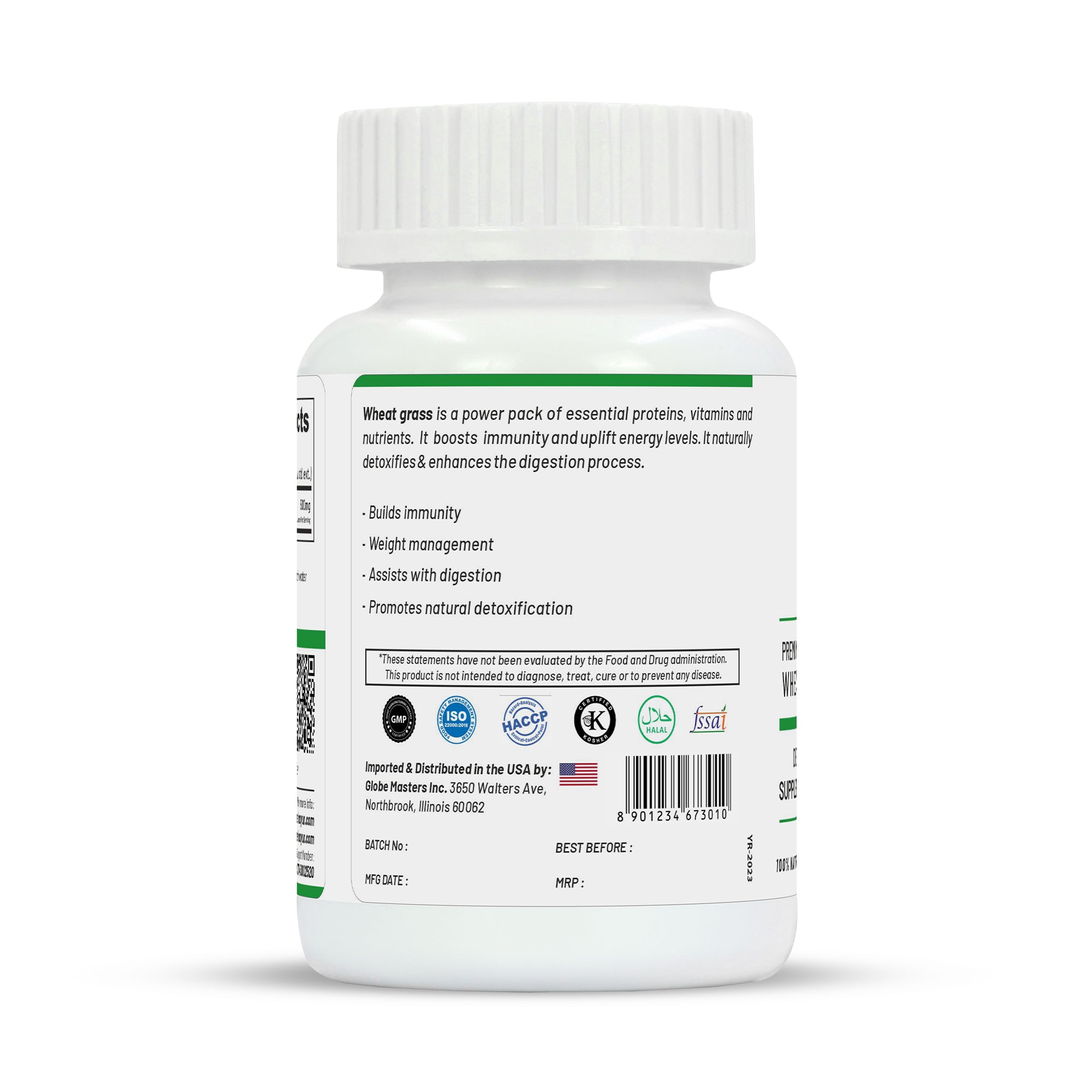 Life Aveda Premium Wheat Grass Capsules - Distacart