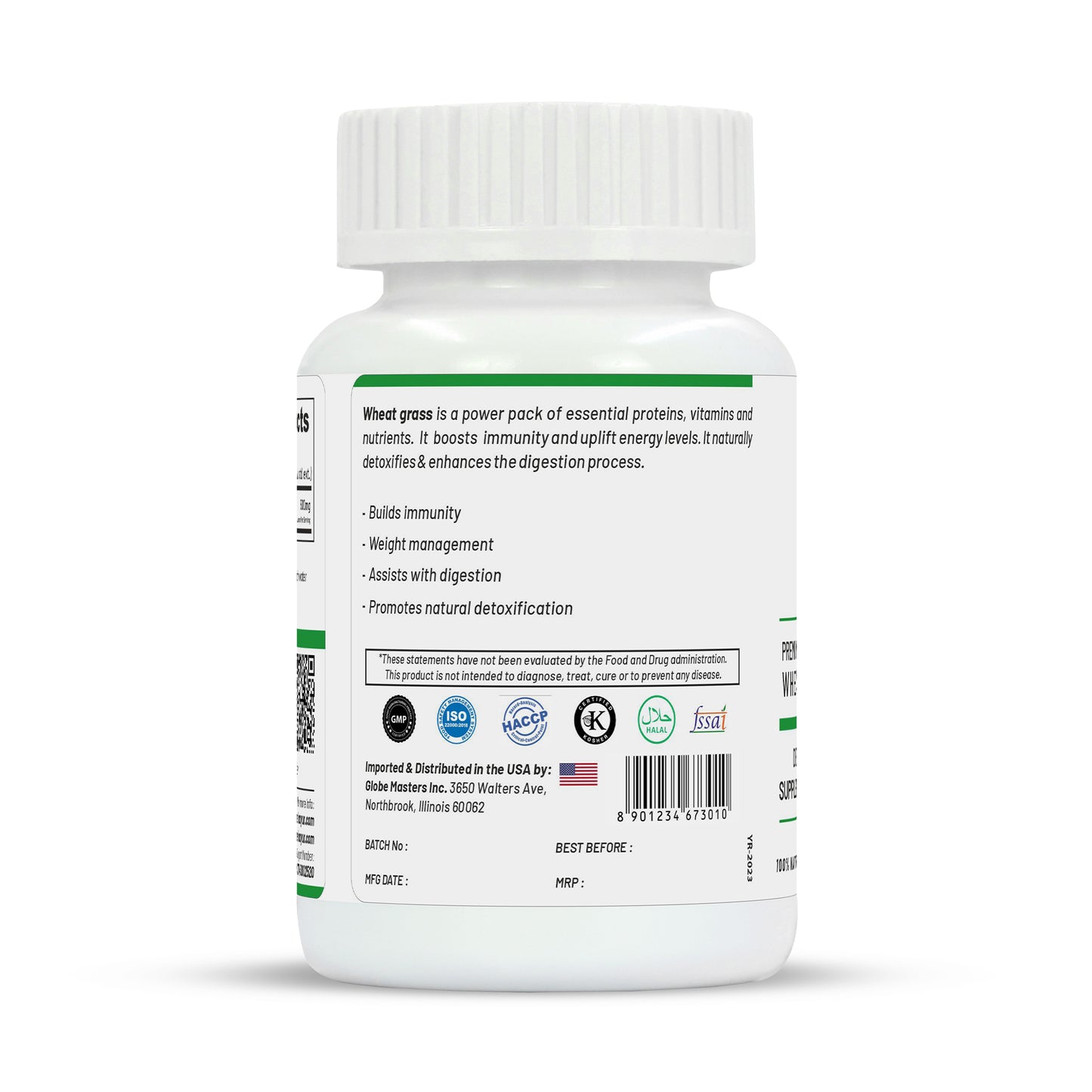 Life Aveda Premium Wheat Grass Capsules - Distacart