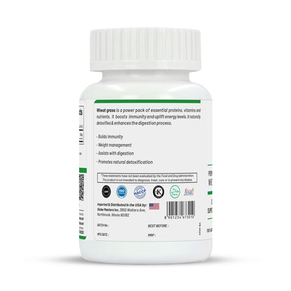 Life Aveda Premium Wheat Grass Capsules - Distacart