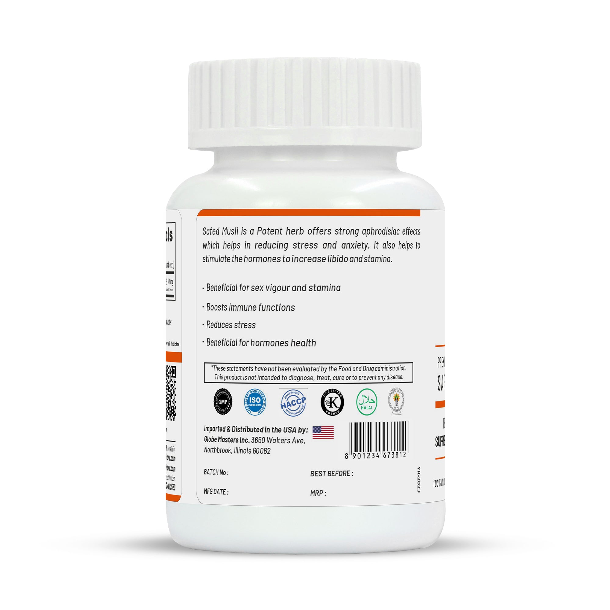 Life Aveda Premium Safed Musli Capsules - Distacart