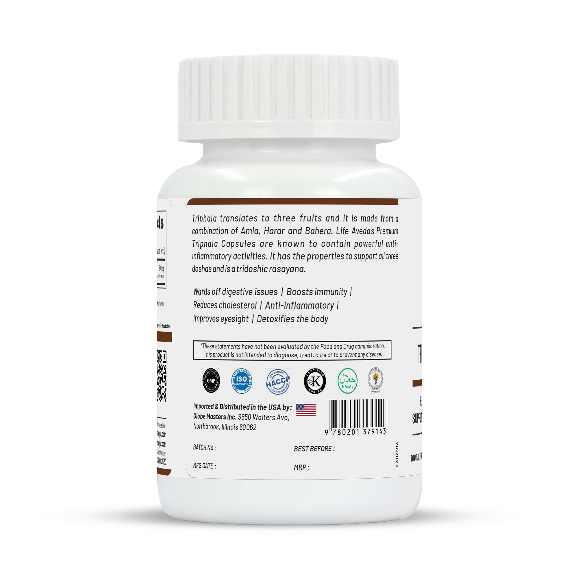 Life Aveda Triphala Capsules - Distacart