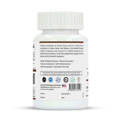 Life Aveda Triphala Capsules - Distacart