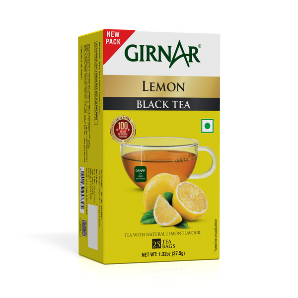 Girnar Black Tea Bags - Lemon