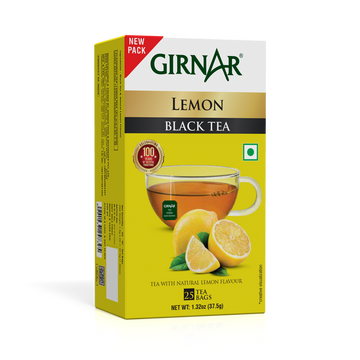 Girnar Black Tea Bags - Lemon - Distacart