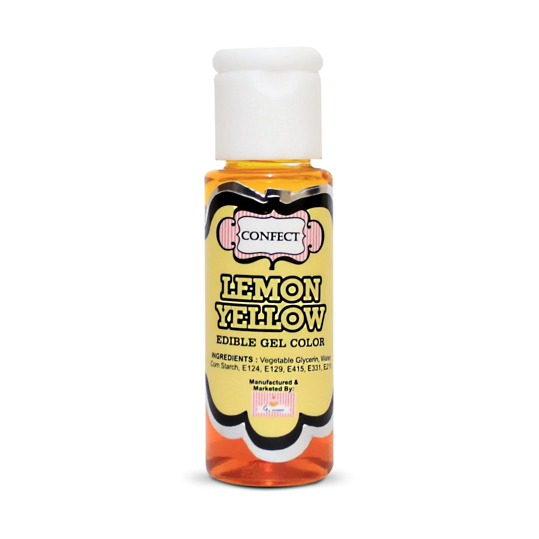 confect lemon yellow gel color br b 20 gms b