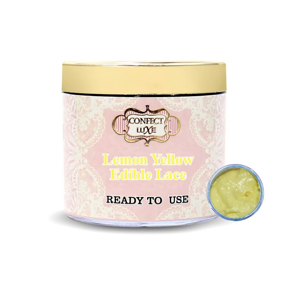 lemon yellow edible lace 100g