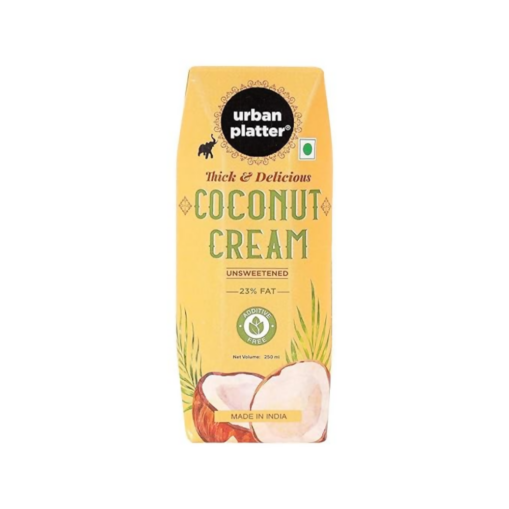 Urban Platter Unsweetened Coconut Cream