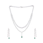 Thumbnail for Nuyug Crystal Luster Cubic ZIrcon Necklace Set