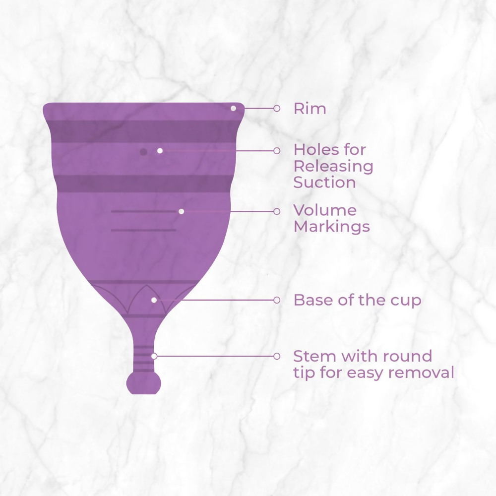 Pee Safe Menstrual Cup & Bio Panty Liners For Women - Dista